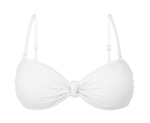 Product Front: Rio De Sol Sostén Top Bora-White Bandeau-Joy