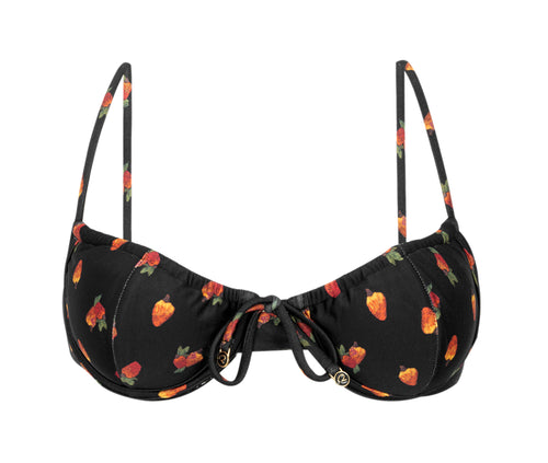 Product Front: Rio De Sol Sostén Top Cashew Balconet-Tie