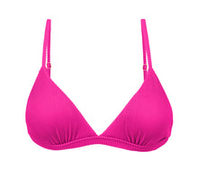 Cargar imagen en el visor de la galería, Product Front: Rio De Sol Sostén Top Cotele-Amaranto Tri-Fixo
