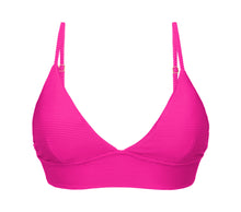 Cargar imagen en el visor de la galería, Product Front: Rio De Sol Sostén Top Cotele-Amaranto Tri-Tank
