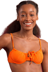 Gallery: Rio De Sol Sostén Top Dots-Orange Balconet-Tie