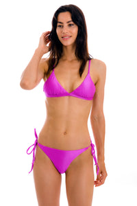 Model Front: Rio De Sol Sostén Top Eden-Pink Tri-Fixo