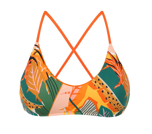 Product Front: Rio De Sol Sostén Top El-Arco Bralette-Orange
