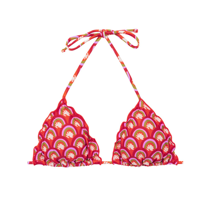 Product Front: Rio De Sol Sostén Top Floral-Scales Frufru