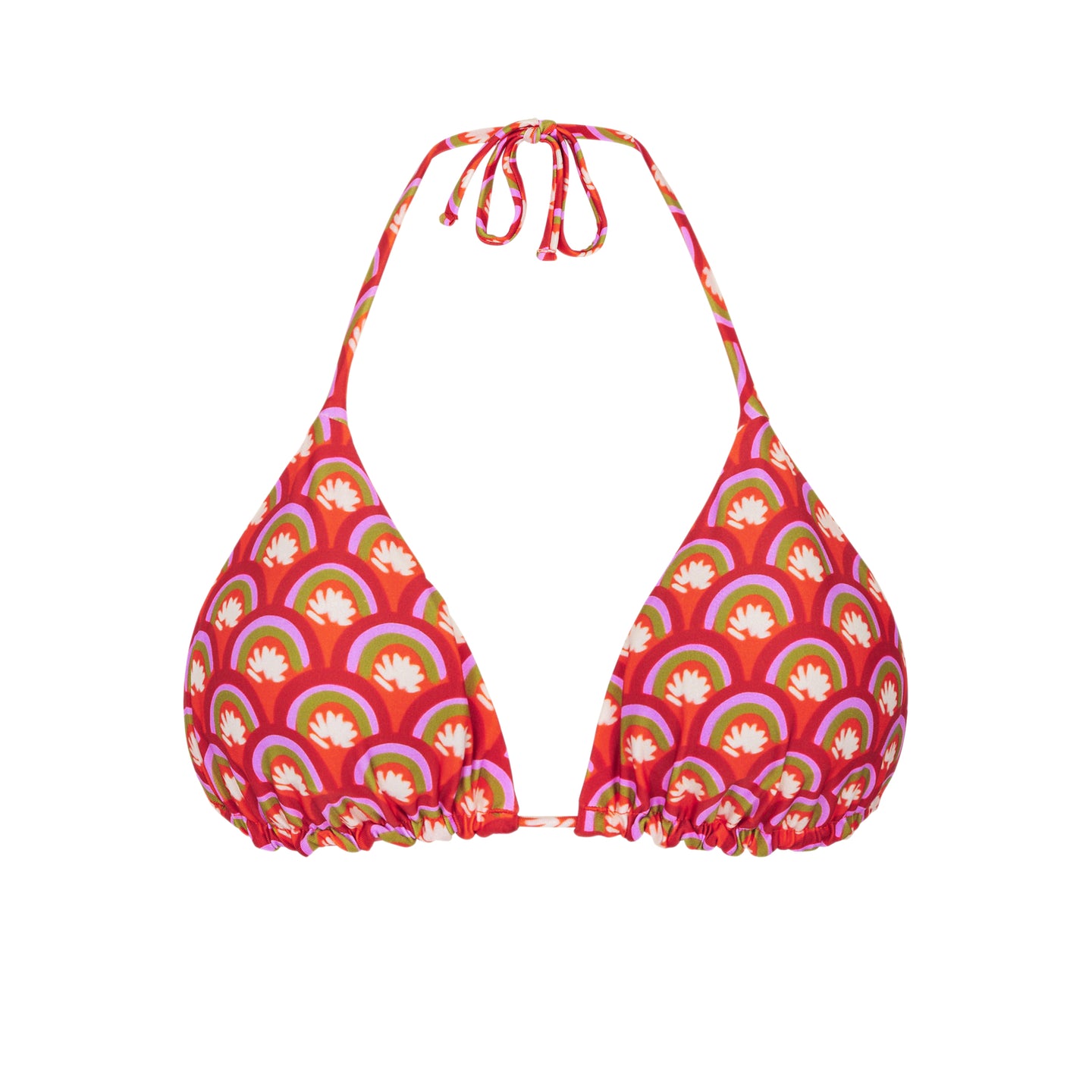 Product Front: Rio De Sol Sostén Top Floral-Scales Tri-Inv
