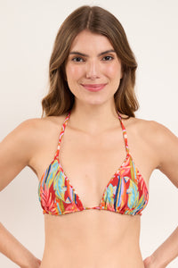 Image 08: Rio De Sol Sostén Top Floral-Scales Tri-Inv