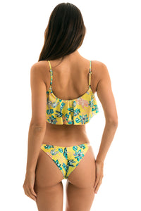 Model Back: Rio De Sol Sostén Top Florescer Babado