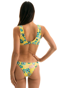 Model Back: Rio De Sol Sostén Top Florescer Highleg