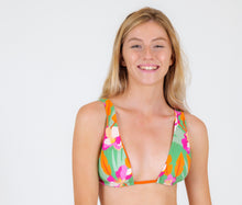Cargar imagen en el visor de la galería, Gallery: Rio De Sol Sostén Top Green-Bloom Halter-Double
