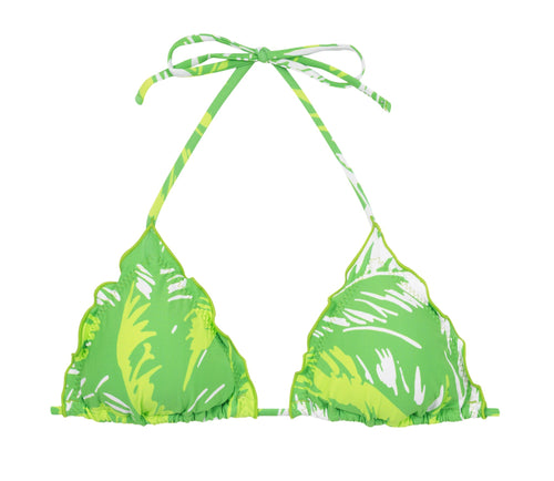 Product Front: Rio De Sol Sostén Top Green-Palms Frufru
