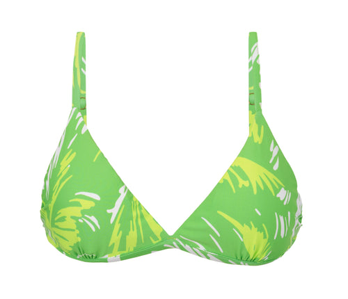 Product Front: Rio De Sol Sostén Top Green-Palms Tri-Fixo
