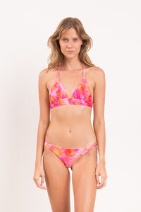 Model Front: Rio De Sol Sostén Top Joyful Tri-Cos