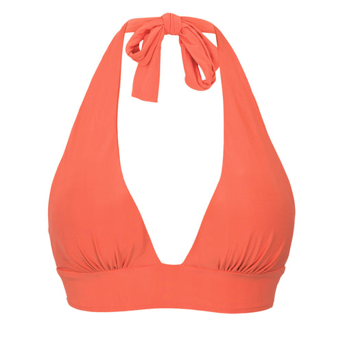 Product Front: Rio De Sol Sostén Top Light-Peach Halter-Cos