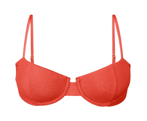 Product Front: Rio De Sol Sostén Top Malibu-Chili Balconet