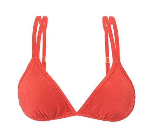 Product Front: Rio De Sol Sostén Top Malibu-Chili Tri-Duo
