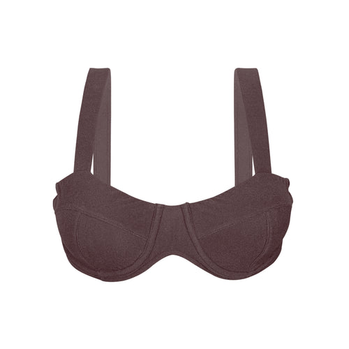 Product Front: Rio De Sol Sostén Top Malibu-Ebano Amelia