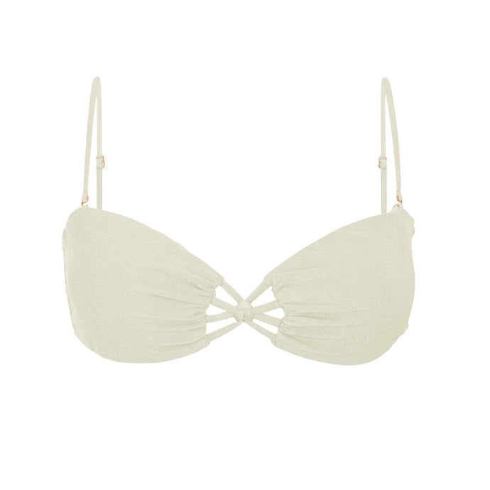 Product Front: Rio De Sol Sostén Top Malibu-Natural Bandeau-Iris