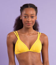 Cargar imagen en el visor de la galería, Image 11: Rio De Sol Sostén Top Malibu-Yellow Tri-Duo
