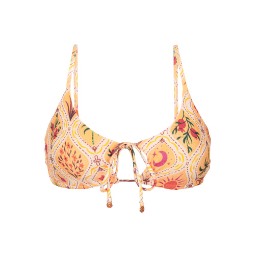 Product Front: Rio De Sol Sostén Top Mosaico Tank-Tie