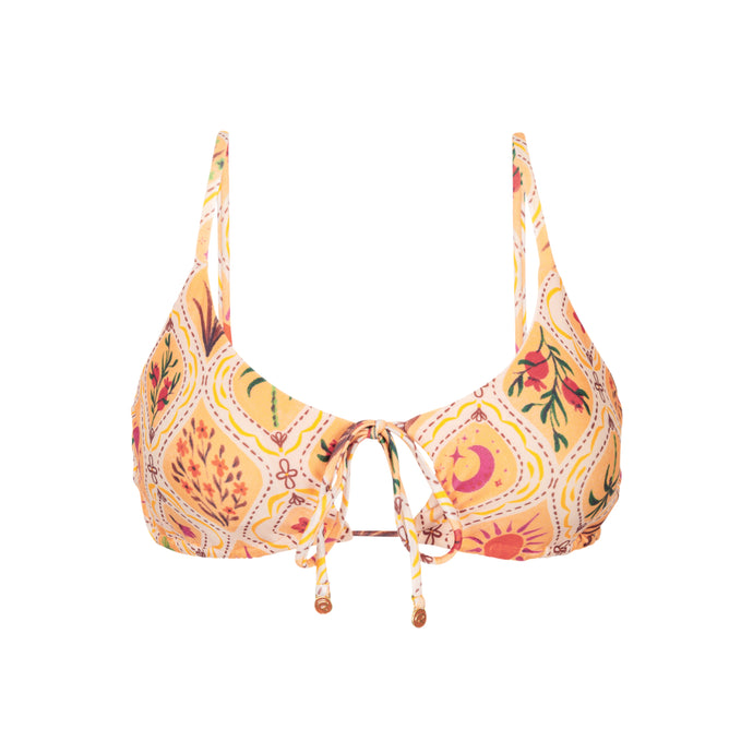 Product Front: Rio De Sol Sostén Top Mosaico Tank-Tie
