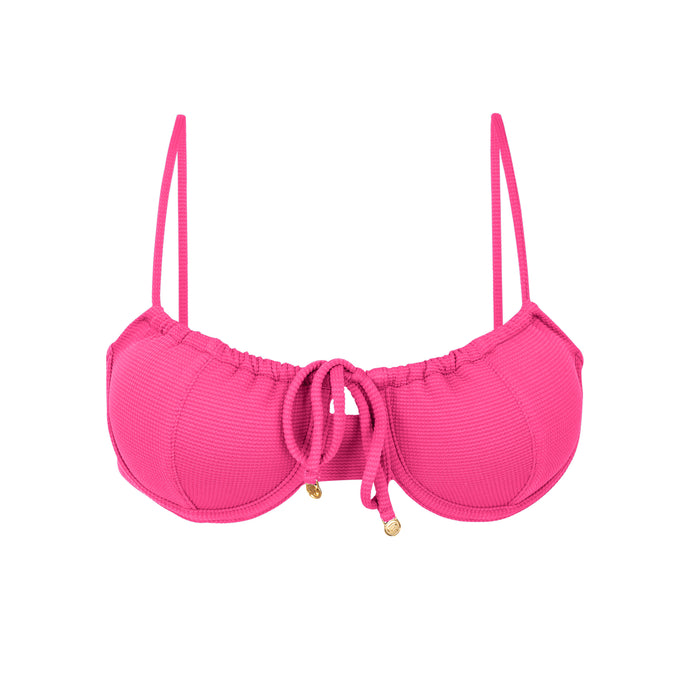 Product Front: Rio De Sol Sostén Top Mtx-Ultrapink Balconet-Tie