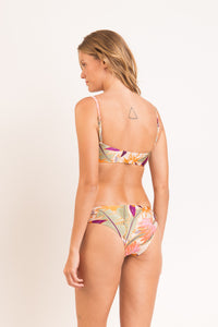 Model Back: Rio De Sol Sostén Top Oasis Bandeau-Reto