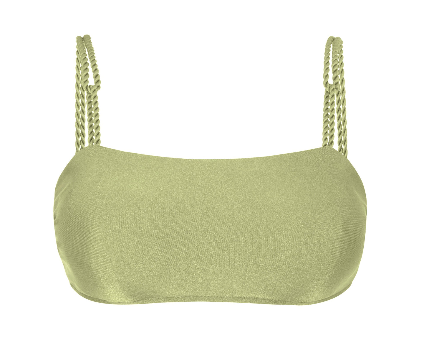 Product Front: Rio De Sol Sostén Top Oliva Bandeau-Reto