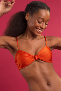 Image 09: Rio De Sol Sostén Top Paprica Bandeau-Joy