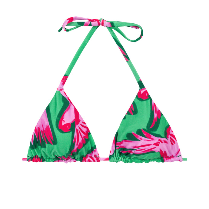 Product Front: Rio De Sol Sostén Top Parrots Tri-Inv
