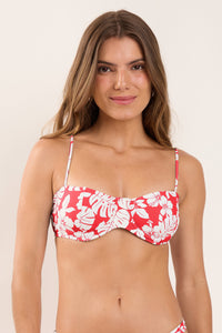 Gallery: Rio De Sol Sostén Top Pua-Hibiscus Coral