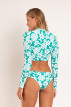 Cargar imagen en el visor de la galería, Model Back: Rio De Sol Sostén Top Pua-Valley Reef
