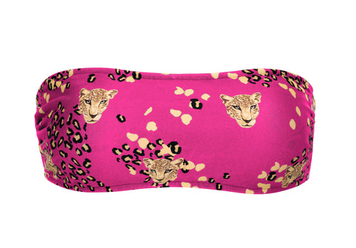 Product Front: Rio De Sol Sostén Top Roar-Pink Bandeau-Reto