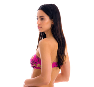Image 08: Rio De Sol Sostén Top Roar-Pink Bandeau-Reto