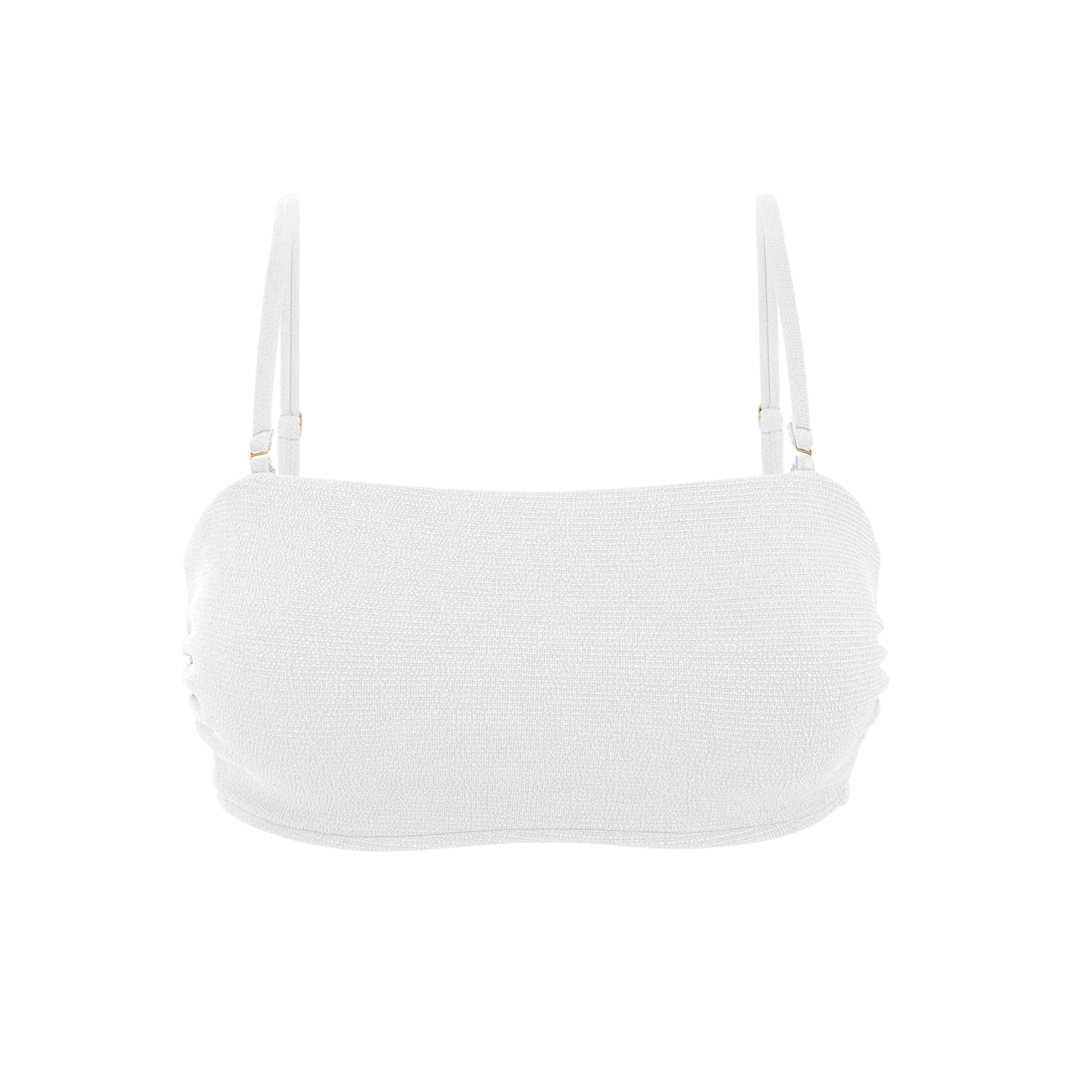 Product Front: Rio De Sol Sostén Top Sand-White Bandeau-Reto