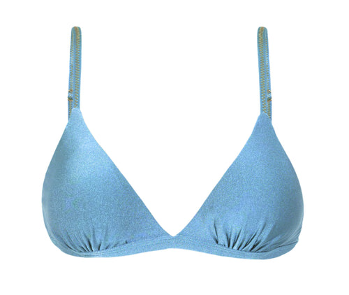 Product Front: Rio De Sol Sostén Top Shimmer-Baltic-Sea Tri-Fixo