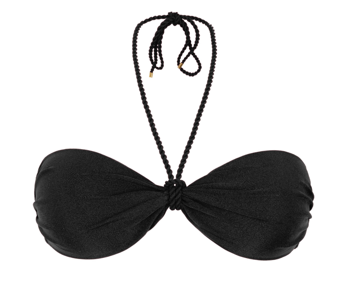 Product Front: Rio De Sol Sostén Top Shimmer-Black Twist