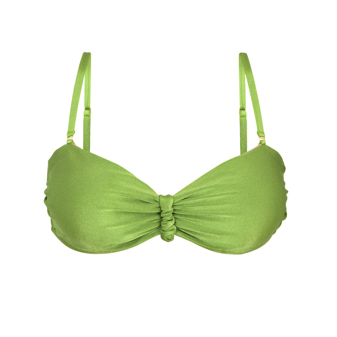 Product Front: Rio De Sol Sostén Top Shimmer-Botanica Bandeau-Crispy
