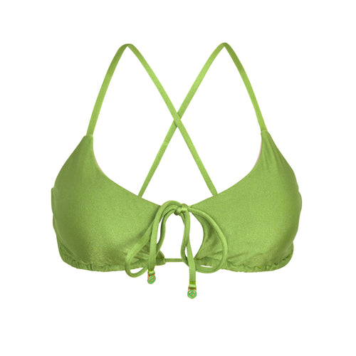 Product Front: Rio De Sol Sostén Top Shimmer-Botanica Tank-Tie