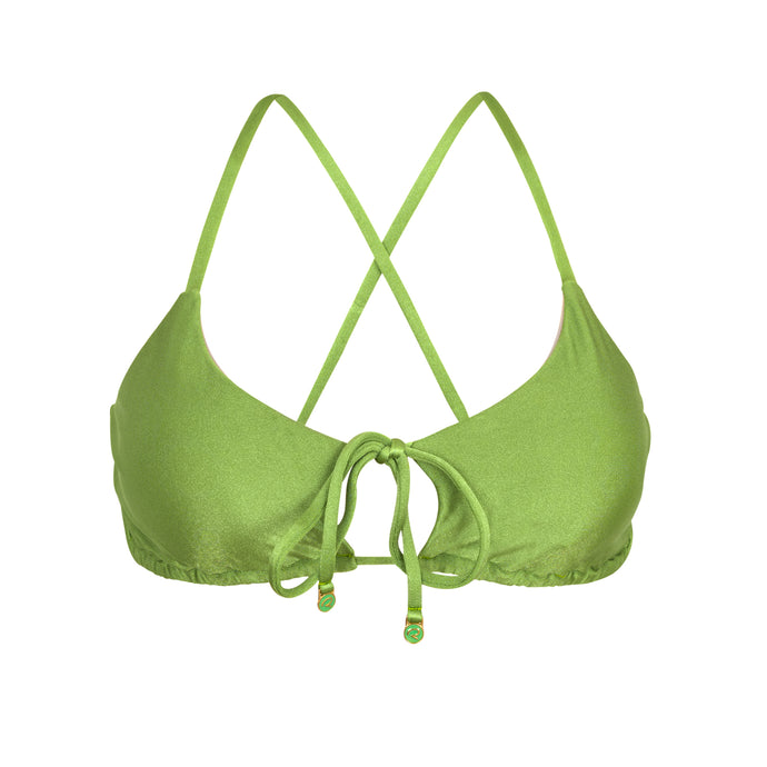 Product Front: Rio De Sol Sostén Top Shimmer-Botanica Tank-Tie