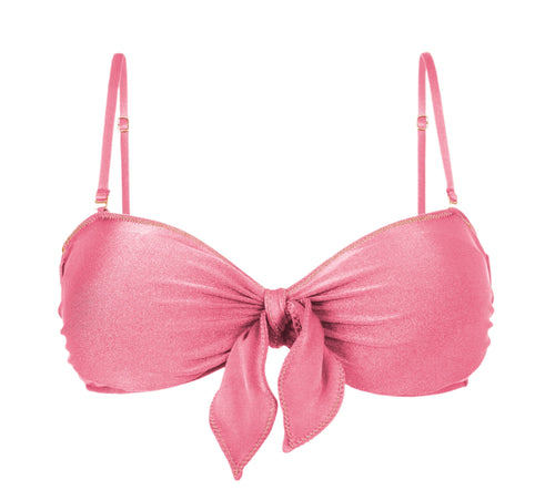 Product Front: Rio De Sol Sostén Top Shimmer-Confetti Bandeau-Knot