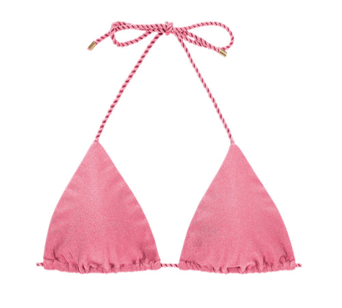Product Front: Rio De Sol Sostén Top Shimmer-Confetti Tri-Rope