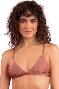Gallery: Rio De Sol Sostén Top Shimmer-Copper Tri-Fixo