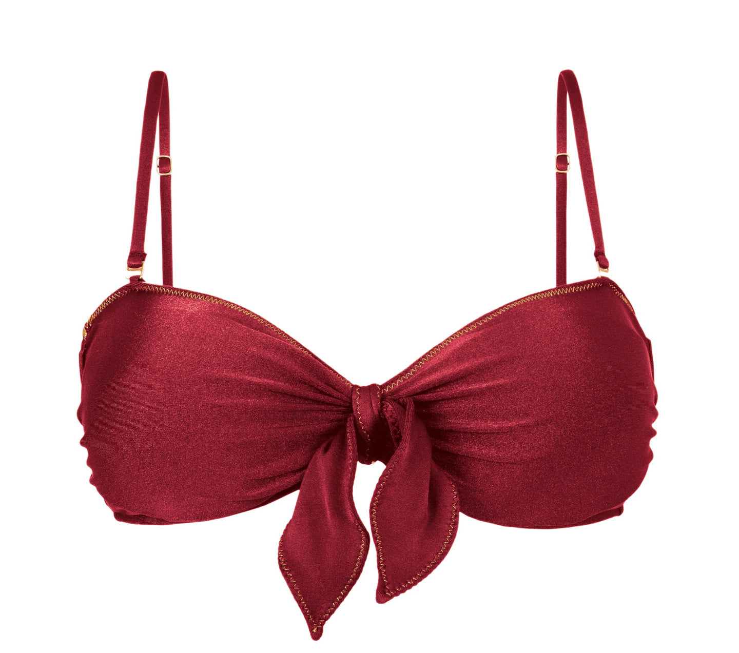 Product Front: Rio De Sol Sostén Top Shimmer-Divino Bandeau-Knot