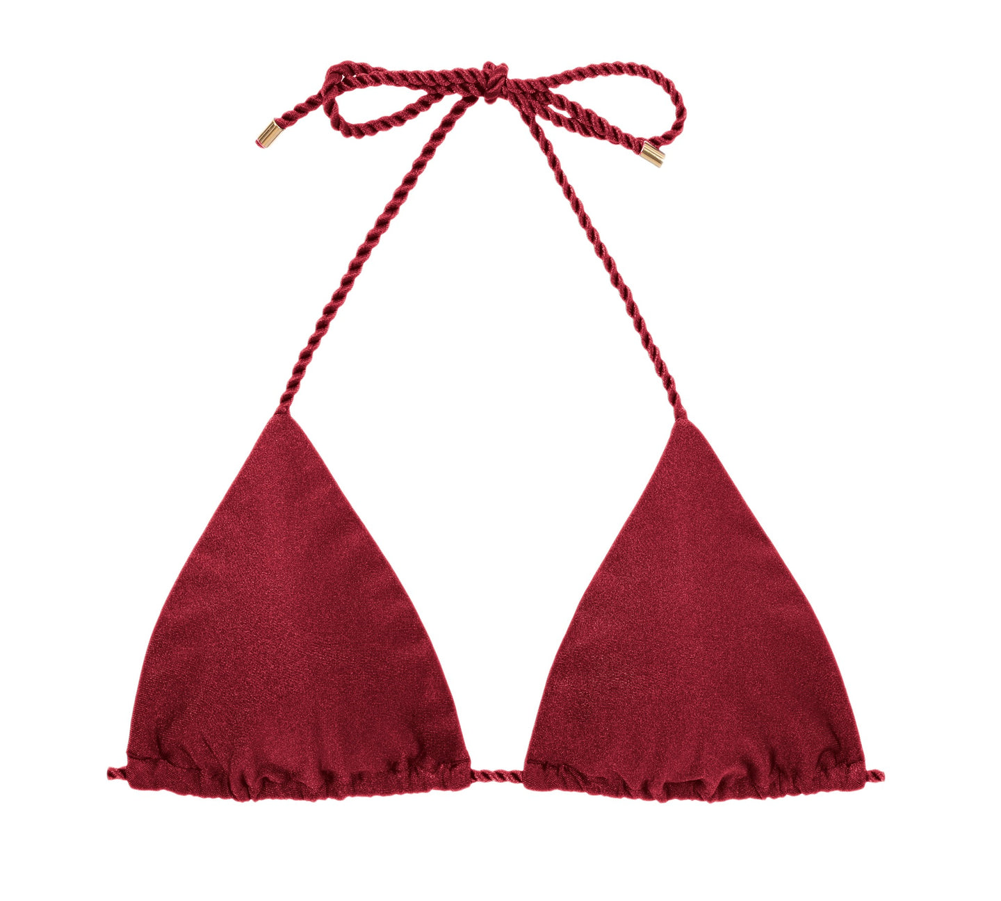 Product Front: Rio De Sol Sostén Top Shimmer-Divino Tri-Rope