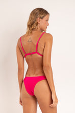Cargar imagen en el visor de la galería, Model Back: Rio De Sol Sostén Top Shimmer-Olinda Tri-Fixo
