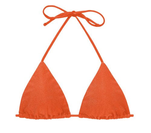 Product Front: Rio De Sol Sostén Top Shimmer-Paprica Tri-Inv