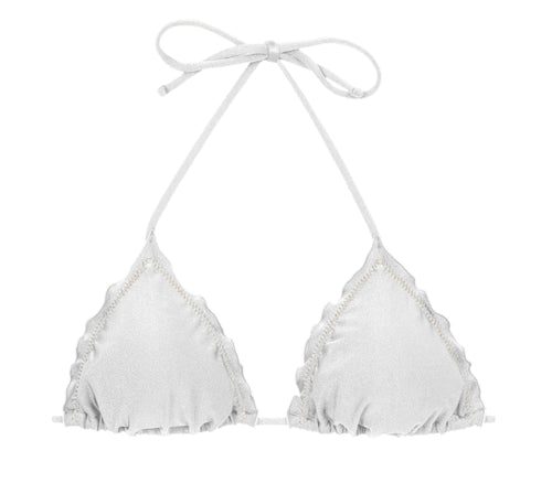 Product Front: Rio De Sol Sostén Top Shimmer-White Frufru
