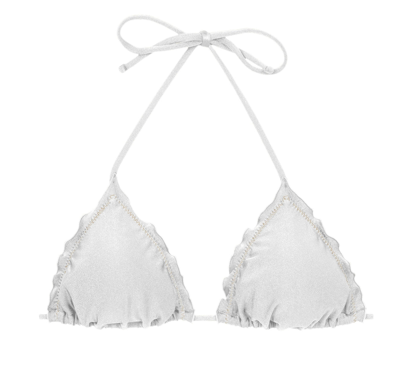 Product Front: Rio De Sol Sostén Top Shimmer-White Frufru
