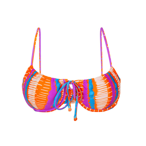 Product Front: Rio De Sol Sostén Top Stripes Balconet-Tie
