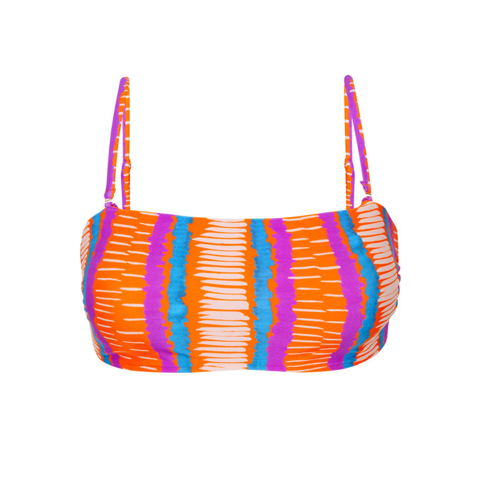 Product Front: Rio De Sol Sostén Top Stripes Bandeau-Reto